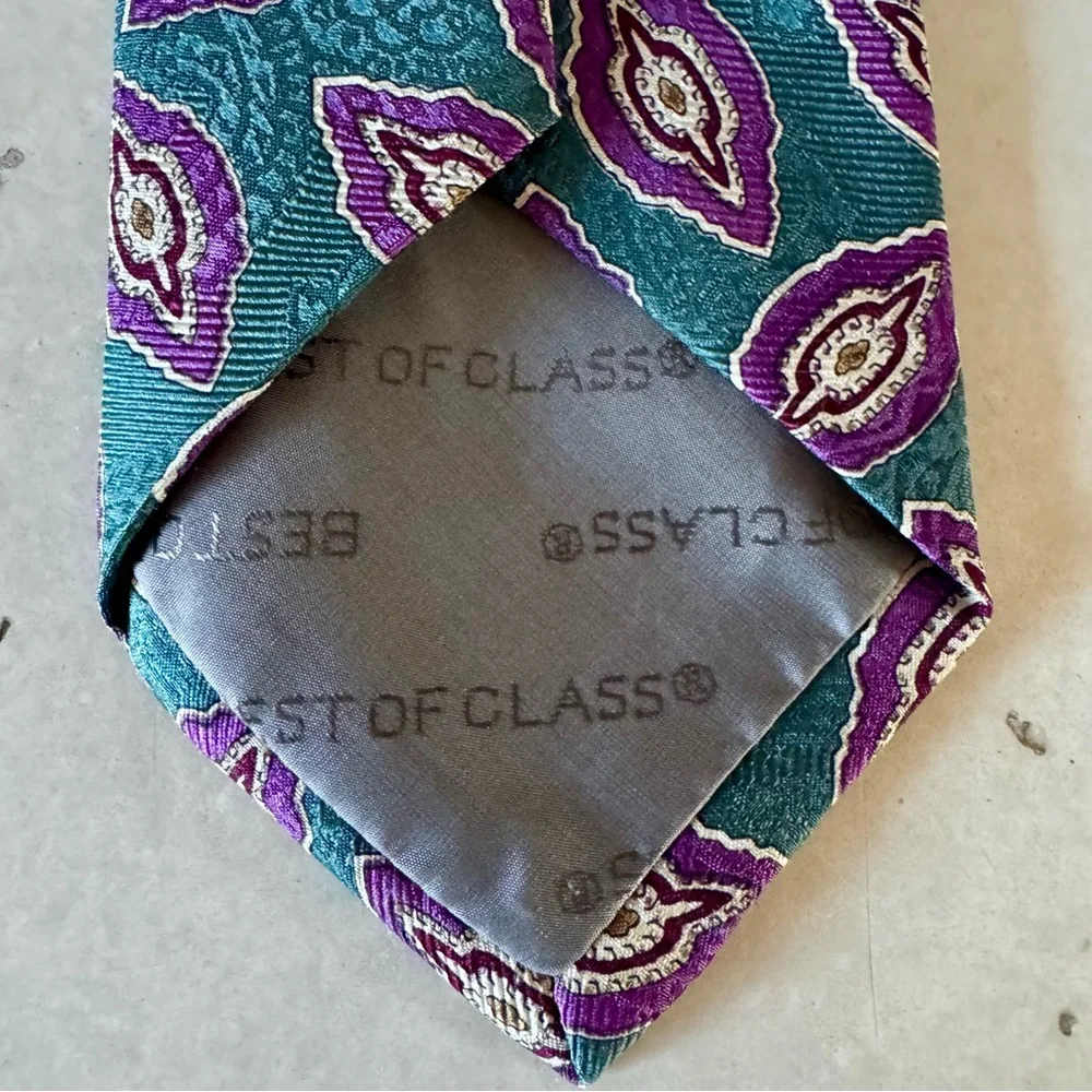 Robert TALBOTT Best Of Class For Nordstrom Mens 100 % Silk Tie Vintage Paisley